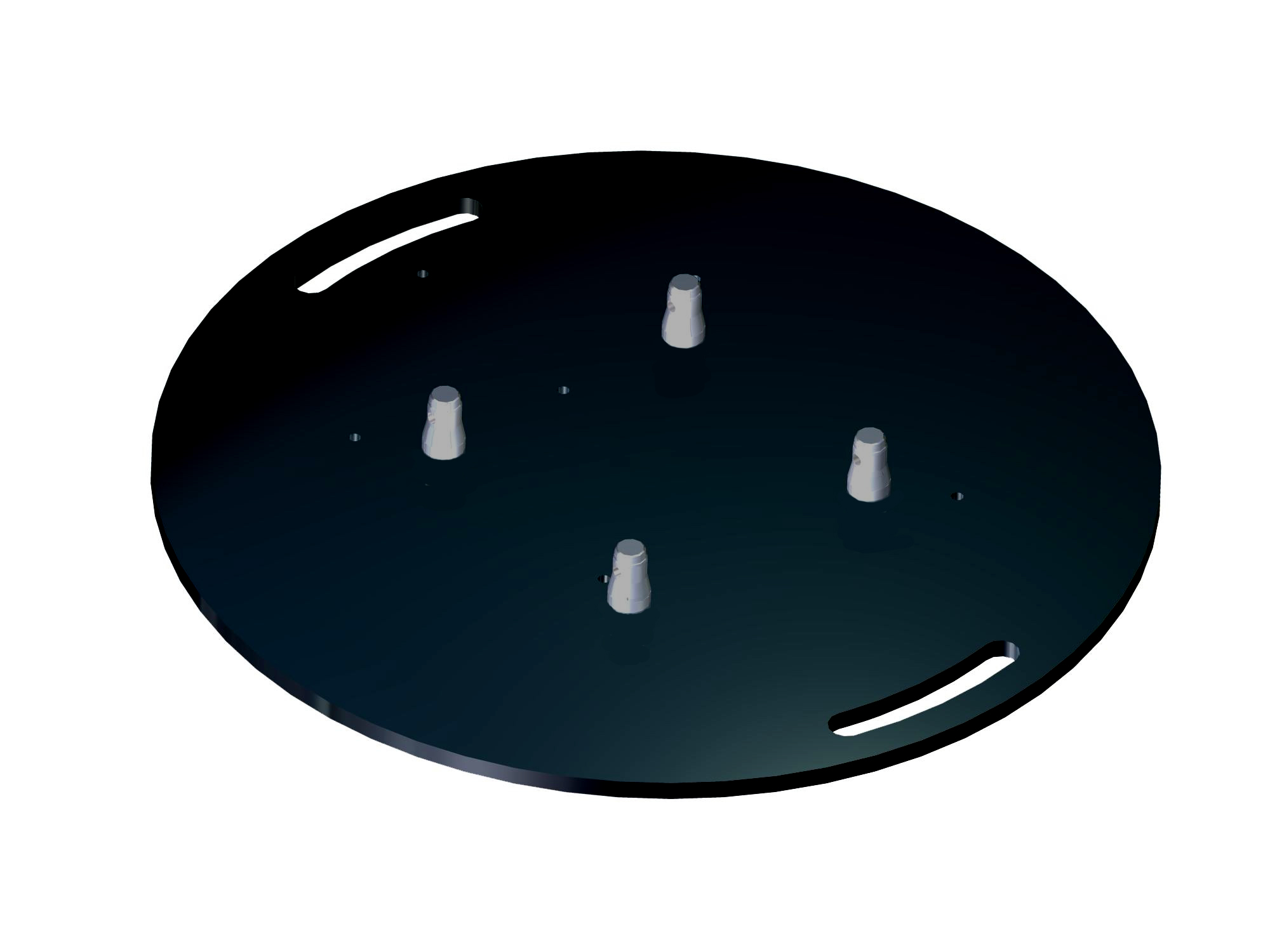 DuraTruss DT BPS-650 Black – baseplate for truss